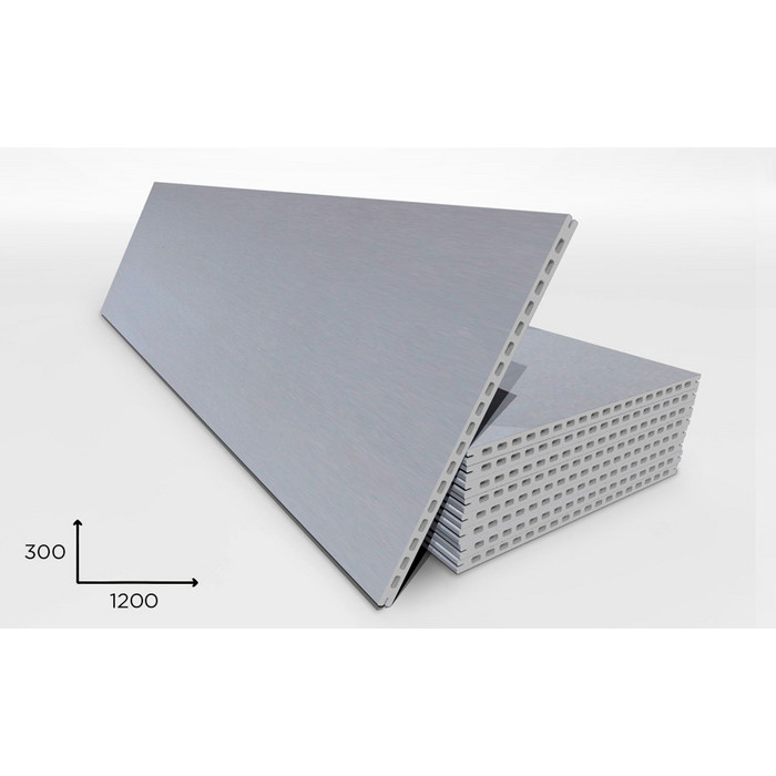 Керамогранитная плита FAVEKER GA20 для НФС, Rocks Gris, 800*300*20 мм