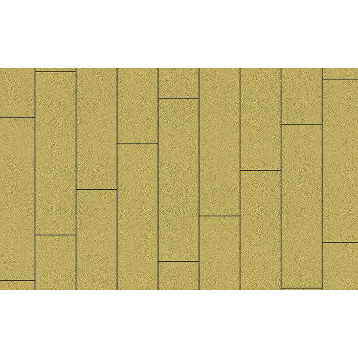 Плитка тротуарная Прямоугольник (Ла-Линия) В.11.П.10 гладкий желтый 400*100*100 мм