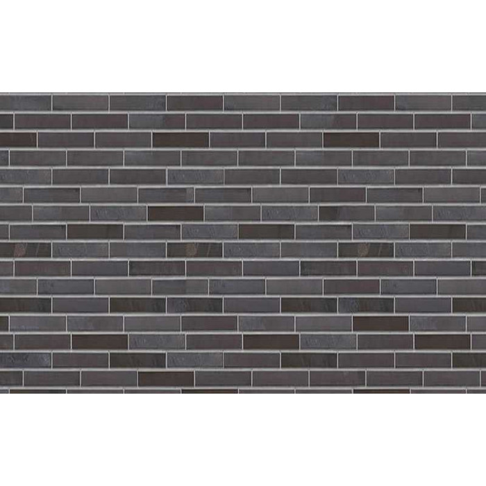 Клинкерная облицовочная плитка King Klinker King size для НФС, LF05 Black heart, 240*71*17 мм