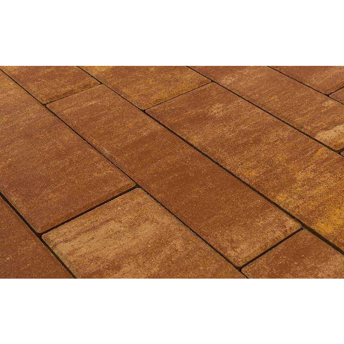 Плитка тротуарная BRAER Домино Color Mix Каньон, 120/160*60 мм