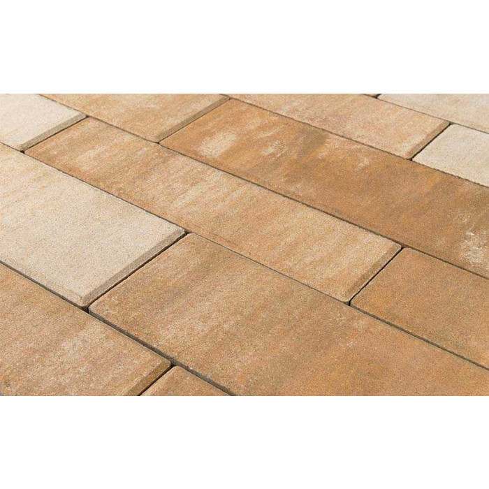 Плитка тротуарная BRAER Домино Color Mix Плато, 120/160*60 мм