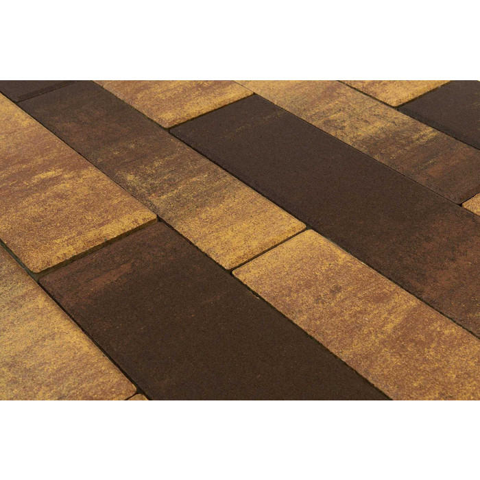 Плитка тротуарная BRAER Домино Color Mix Сафари, 120/160*60 мм