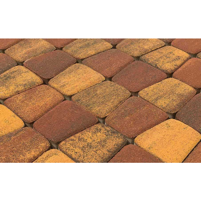 Плитка тротуарная BRAER Классико круговая Color Mix Мальва, 73*110*115*60 мм