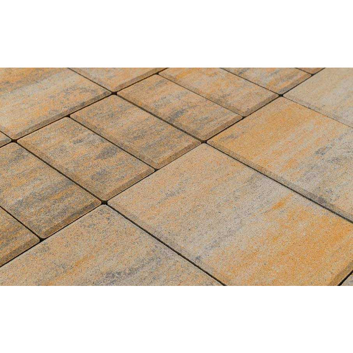 Плитка тротуарная BRAER Мозаика Color Mix 25 Песчаник, толщина 60 мм