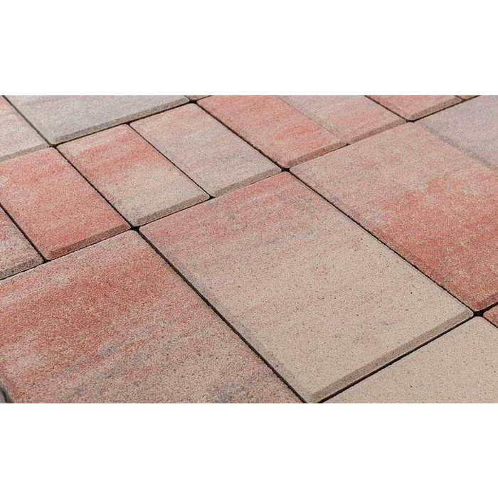 Плитка тротуарная BRAER Мозаика Color Mix Фламинго, толщина 60 мм