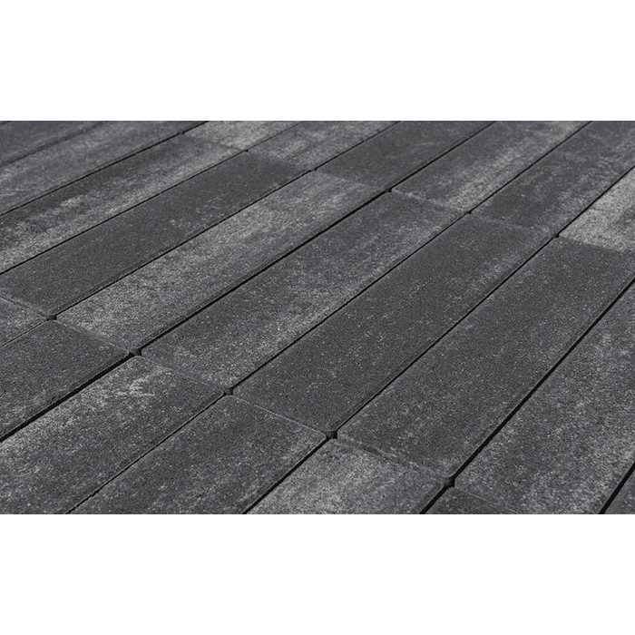 Плитка тротуарная BRAER Ригель Color Mix Ночь, 320*80*60 мм