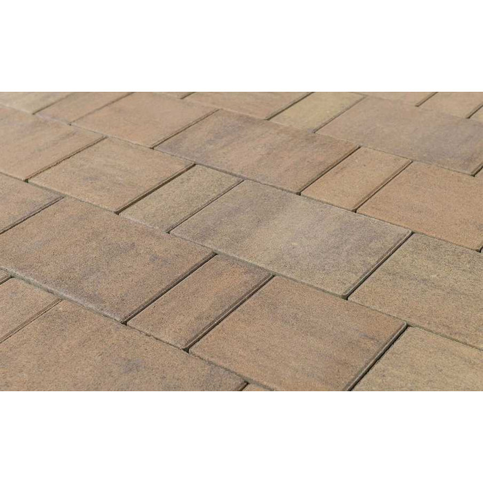 Плитка тротуарная BRAER Старый город Ландхаус Color Mix Прайд, толщина 80 мм