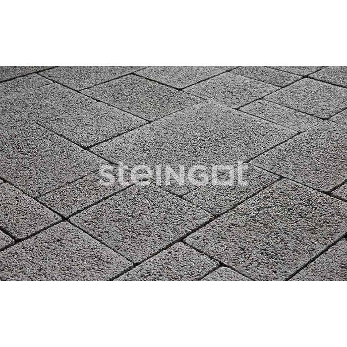 Плитка тротуарная Steingot Премиум, Бавария, дробеструйная обработка, Fumo Bello, толщина 60 мм