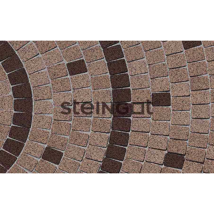 Плитка тротуарная Steingot Премиум, Классика Арко, дробеструйная обработка, Bruno, толщина 60 мм