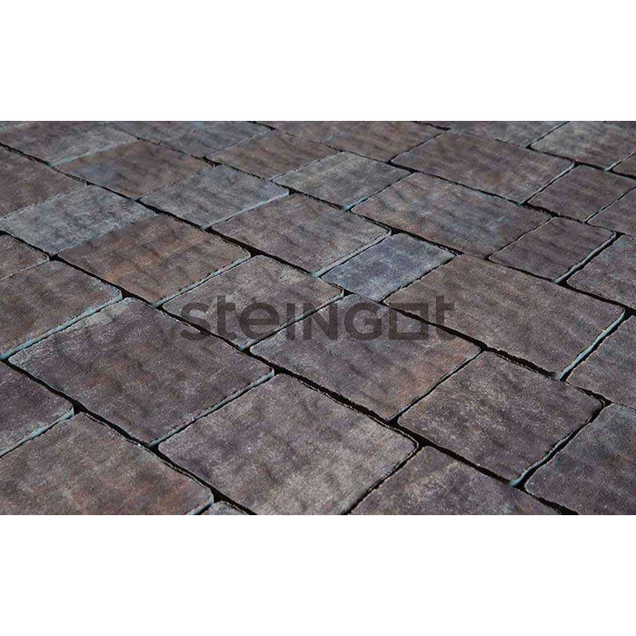 Плитка тротуарная Steingot Color Mix, Гранито, Штайн Браун, толщина 60 мм