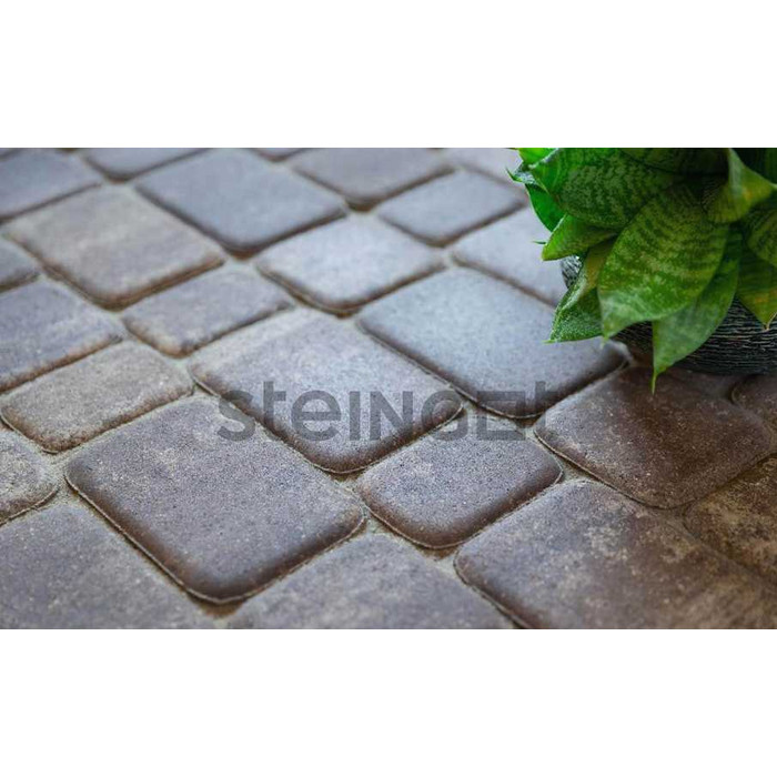 Плитка тротуарная Steingot Color Mix, Классика, Штайн Браун, толщина 60 мм