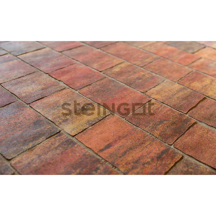 Плитка тротуарная Steingot Color Mix, Старый город, Терракота, толщина 60 мм