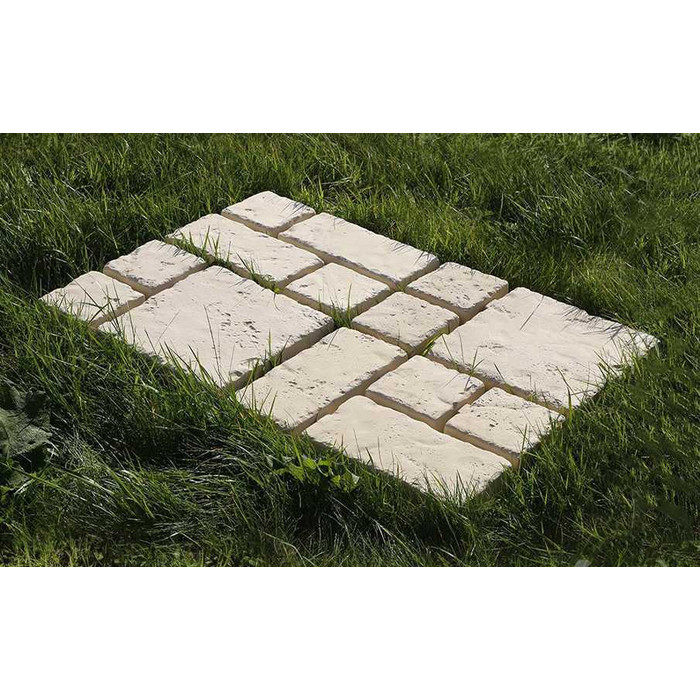 Тротуарная плитка-георешетка White Hills Тиволи, GS900-18, пескобетон, 580*380*80 мм